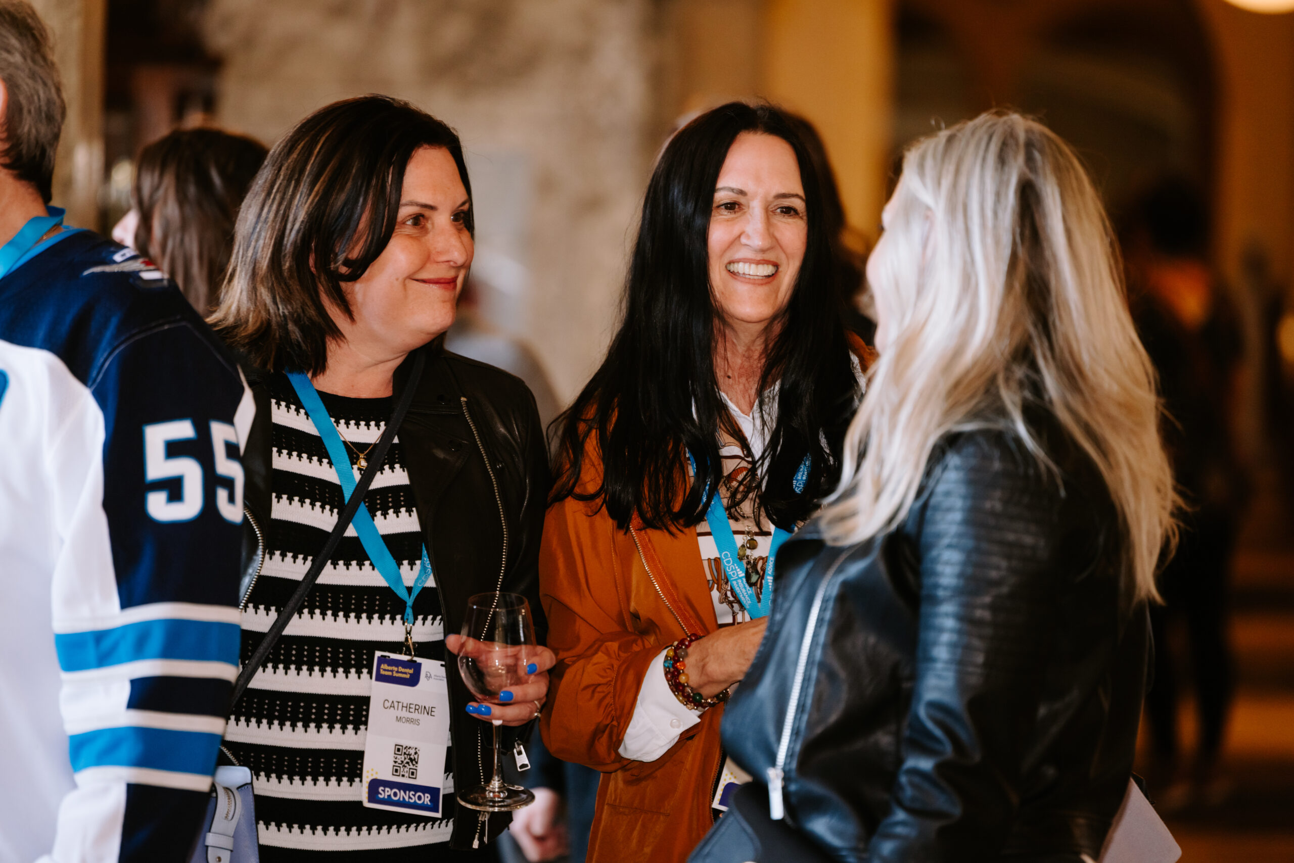 Attendees mingle at the Summit social events