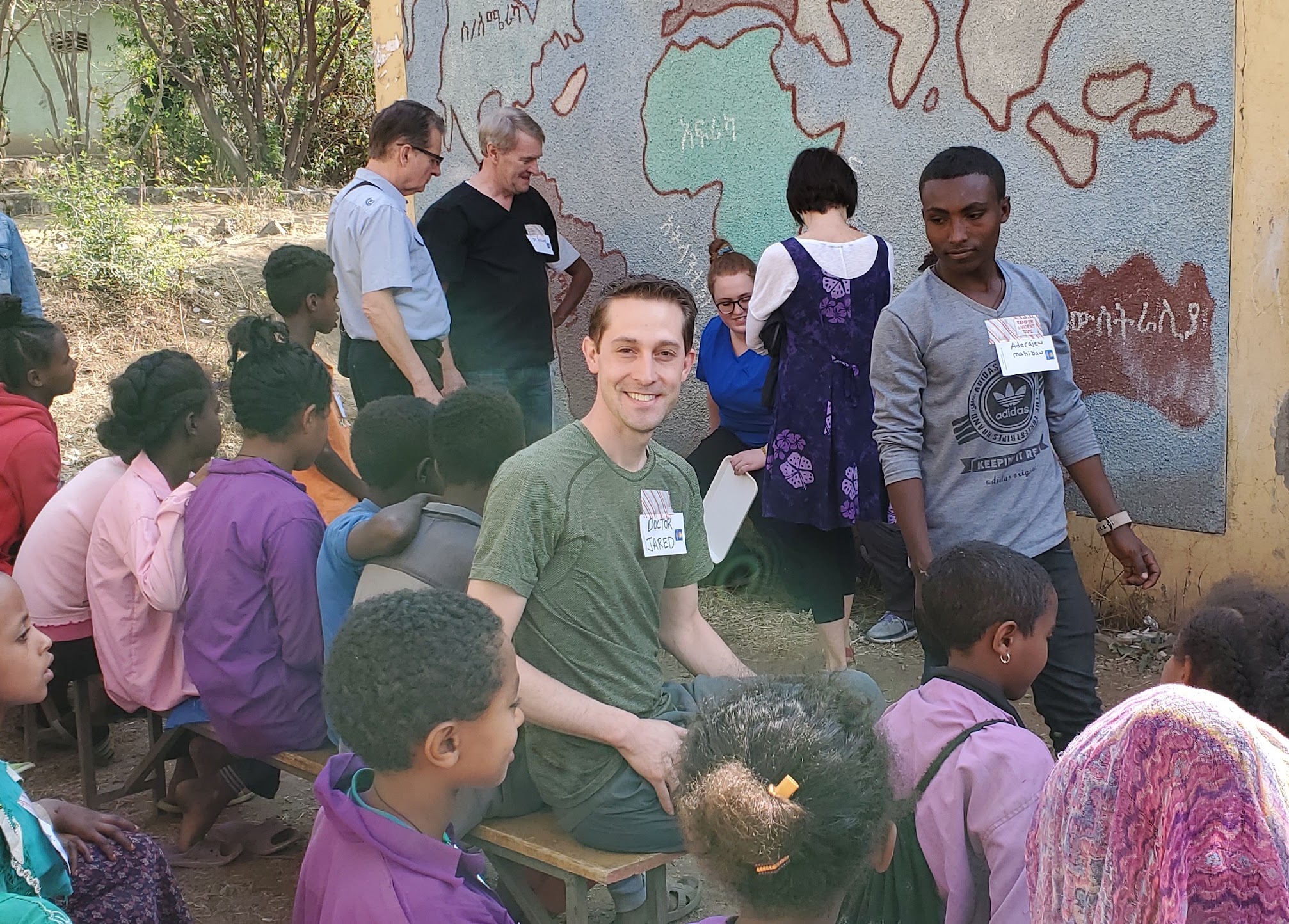 Dr. Ord on his dental mission in Ethiopia